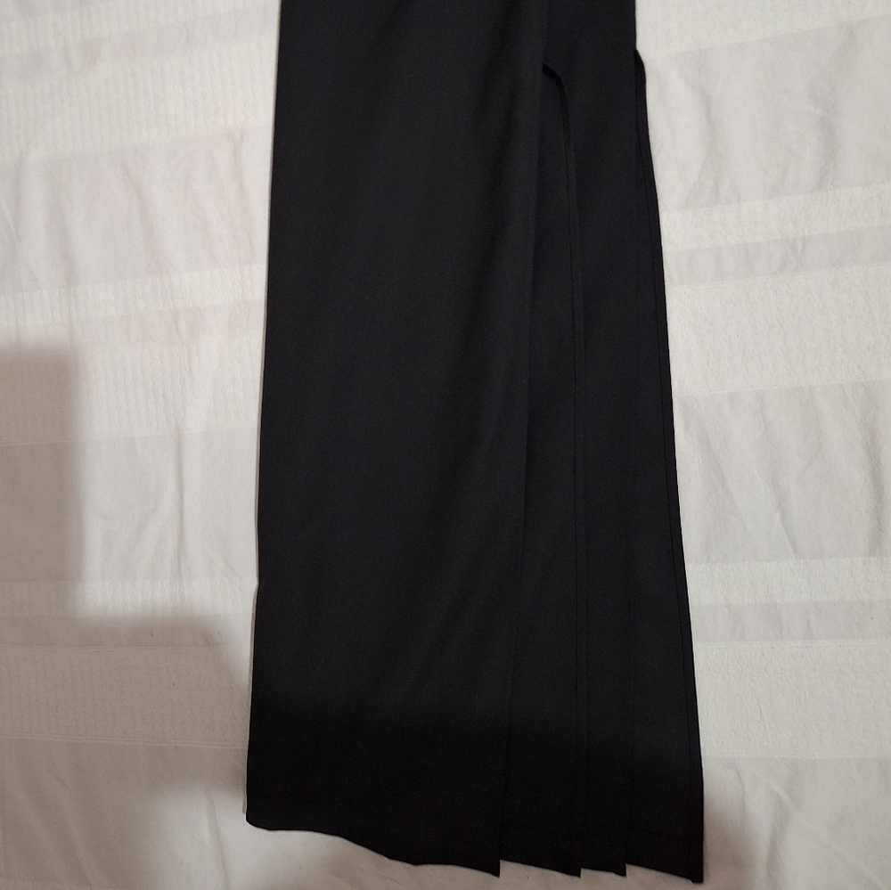 NWT COMMENSE Elegant Black Maxi Skirt - Picture 7 of 13